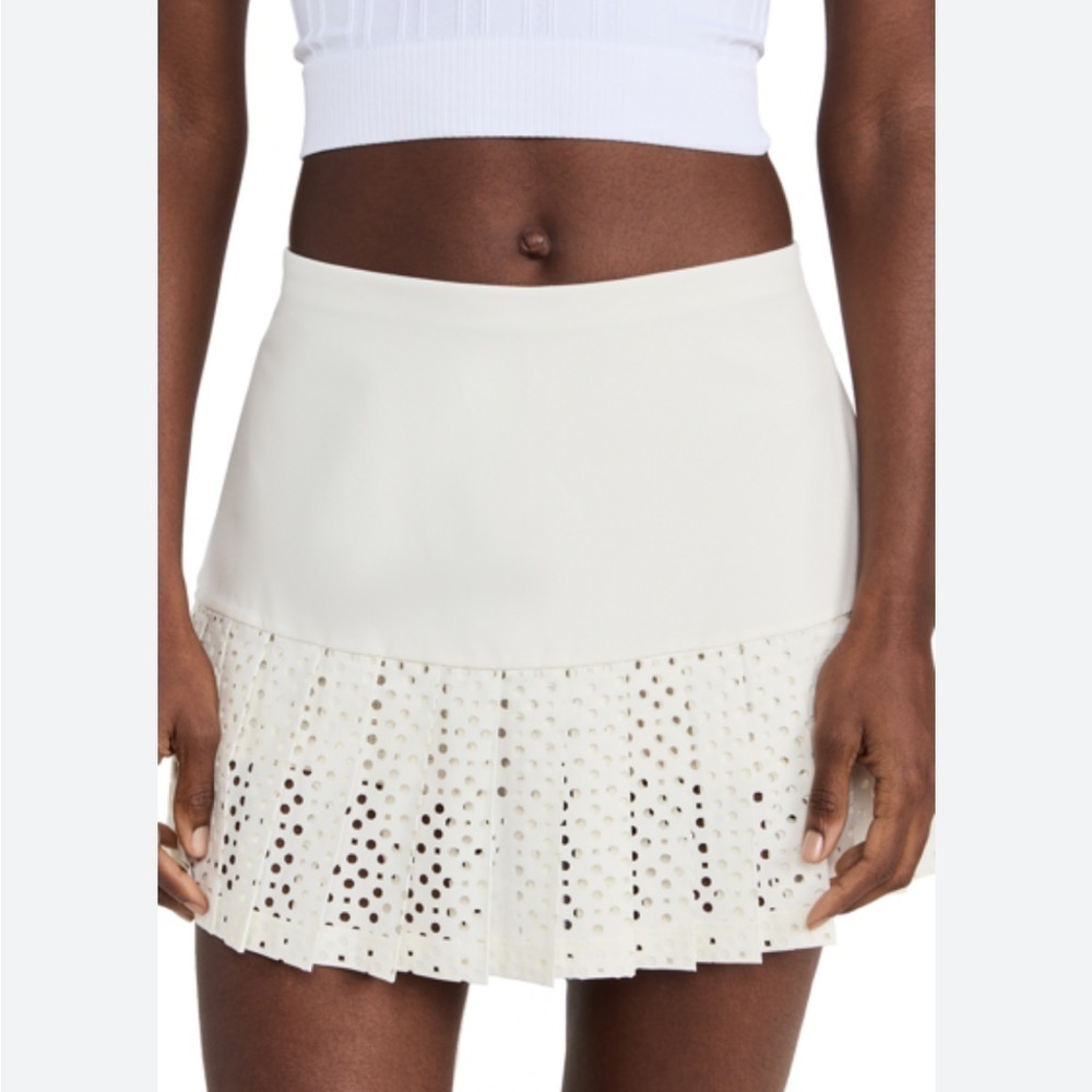 TORY BURCH SPORT Laser Cut Pleated Hem Tennis Skirt - Women’s Size XLarge - NWT